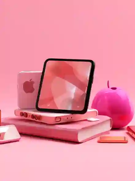 Youarewe generation Z as an object laying on a pink backround 3631576d fa99 447f a11c 880b830105cd